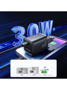 Joyroom JR-TCF07EU Speed ​​Series 30W USB-C PD/QC/AFC/FCP wall charger - black