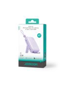 Powerbank Joyroom JR-L008 Plus Cutie Series 22.5W 20000mAh with stand + USB-A - USB-C cable - purple