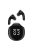 Acefast T9 Bluetooth 5.3 in-ear wireless headphones with display - black