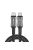 Acefast C1-09 USB-C / USB-C USB4 PD3.1 cable 5A 1m - gray-black