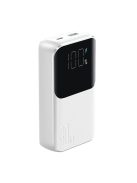 Mini power bank with built-in cables Joyroom JR-PBC06 30W 10000mAh - white