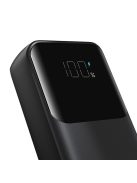 Joyroom JR-PBC07 20000mAh 30W mini power bank with USB-C and Lightning cables - black