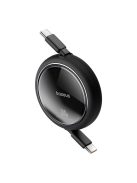 Baseus Free2Draw Mini USB-C - USB-C 100W 1m retractable cable - black