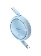 Baseus Free2Draw Mini USB-C - USB-C 100W 1m retractable cable - blue