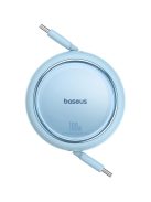 Baseus Free2Draw Mini USB-C - USB-C 100W 1m retractable cable - blue