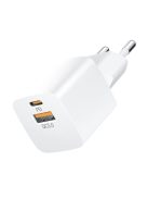 Wozinsky CMWCW 20W USB-C / USB-A wall charger - white