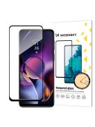 Wozinsky Tempered glass Full Glue for Motorola Moto G54 full screen with frame - black