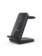 Choetech T608 15W 3in1 induction charging station - black