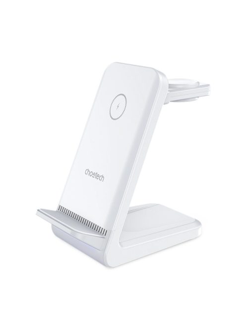 Choetech T608 15W 3in1 induction charging station - white