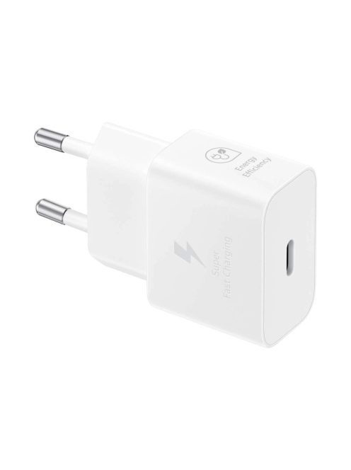 Samsung EP-T2510NWEGEU 25W SFC USB-C GaN wall charger - white