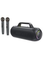 Acefast K1 wireless karaoke speaker with 2 microphones - black