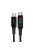 Acefast C7-03 USB-C USB-C 100W 1.2m cable with display - black