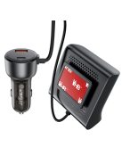 Acefast B11 138W USB-A USB-C Car Charger with 6 Ports - Black