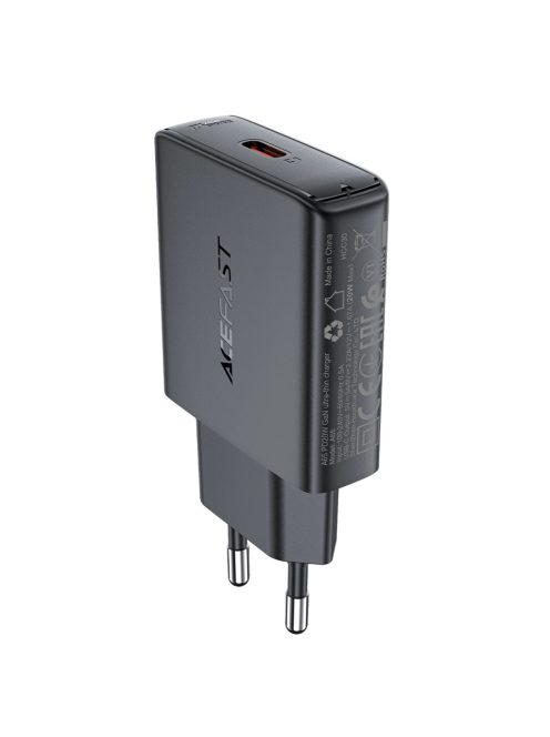 Acefast A65 PD 20W GaN USB-C wall charger - black