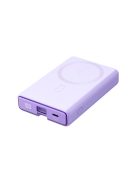 Powerbank Joyroom JR-PBM01 magnetic 10000mAh 20W with stand + Lightning cable - USB-C - purple