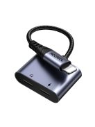 Joyroom SY-L02 Lightning to 2x Lightning DAC adapter 2in1 - black