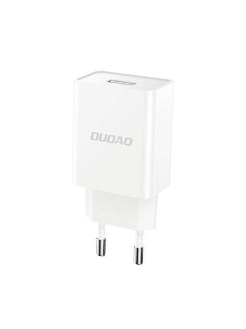 Dudao A4EU USB-A 2.1A wall charger - white