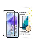 Wozinsky Tempered Glass Full Glue for Samsung Galaxy A55 with black frame