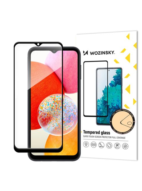 Wozinsky Full Glue Tempered Glass with Black Frame for Samsung A15 / A15 5G