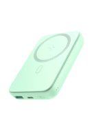 Joyroom JR-W020 20W 10000mAh MagSafe Powerbank + USB-A - USB-C 0.25m cable - light green