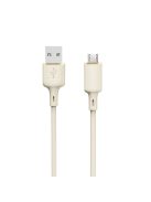 Dudao L7SM USB-A - micro USB cable 5A 1m - beige