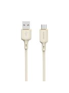 Dudao L7SC USB-A - USB-C cable 5A 1m - beige