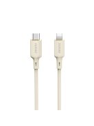 Dudao L7SCL USB-C - Lightning cable 30W 1m - beige