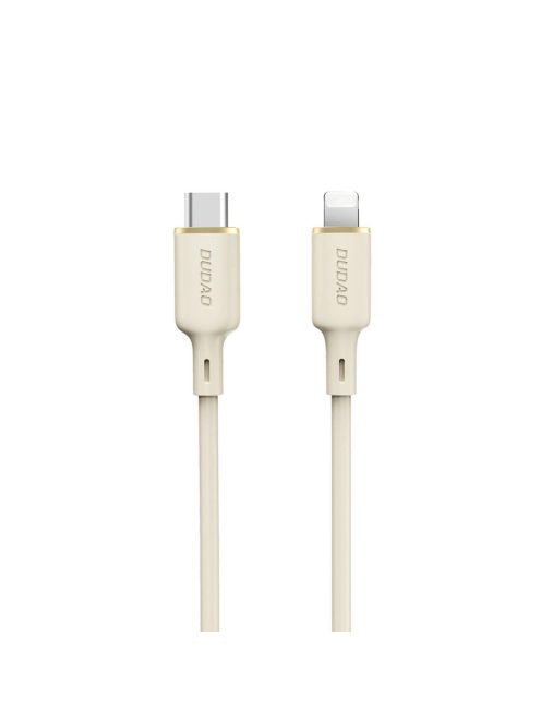 Dudao L7SCL USB-C - Lightning cable 30W 1m - beige