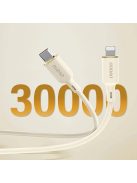 Dudao L7SE 3in1 cable USB-A - USB-C / Lightning / micro USB 66W 1.2m - beige