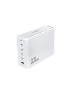 Dudao A228EU GaN charger 1x USB-A 4x USB-C PD 228W - white