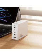 Dudao A228EU GaN charger 1x USB-A 4x USB-C PD 228W - white