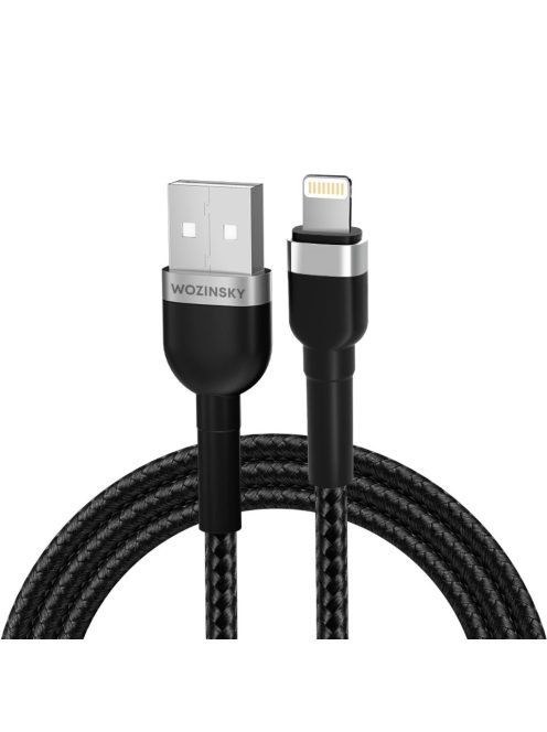 Wozinsky WNBAL1 USB-A / Lightning 2.4A cable 1 m - black