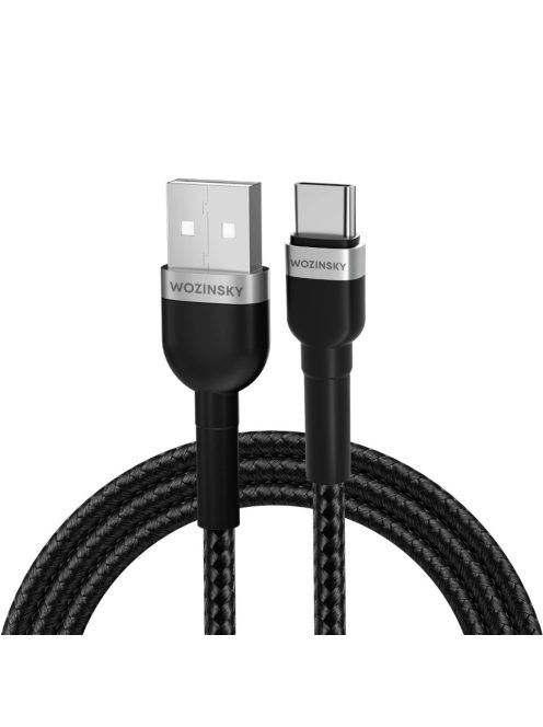 Wozinsky WNBAC1 USB-A / USB-C 2.4A cable 1 m - black