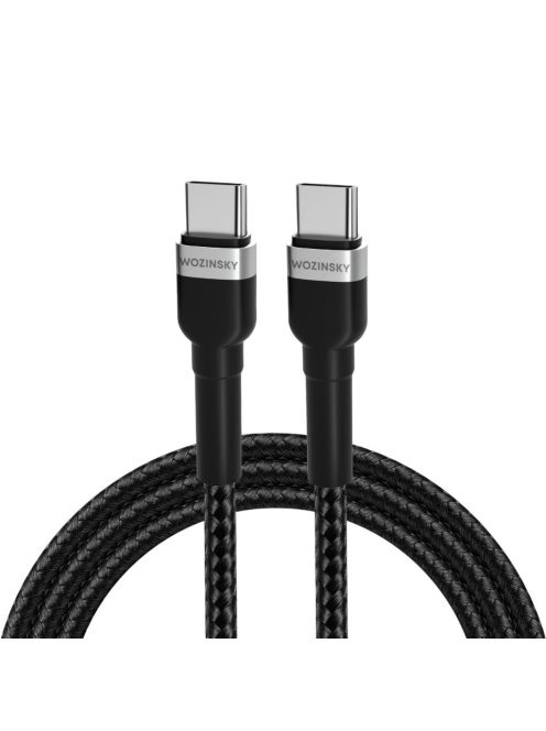 Wozinsky WNBCC1 USB-C / USB-C PD 65W cable 1 m - black