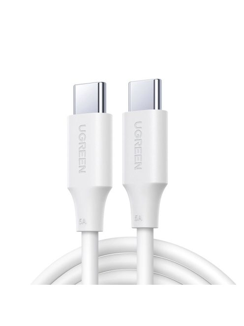 Ugreen US562 USB-C - USB-C PD QC cable 100W 480Mb/s 1m - white