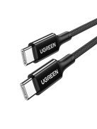 Ugreen US557 USB-C / USB-C PD cable 100W 1m - black