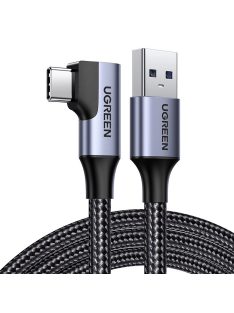   Ugreen US385 USB-A / USB-C 90º 5Gb/s 3A 1m angled cable - black