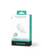 Joyroom JR-TCF02 USB-C PD 20W wall charger + USB-C cable - white