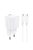 Acefast A73 Mini PD 20W GaN wall charger + USB-C cable - white