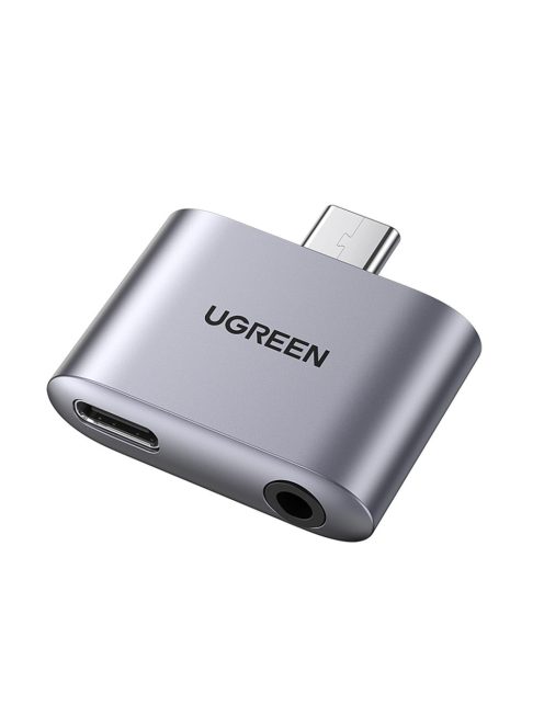 Ugreen CM231 USB-C mini jack 3.5 mm audio adapter - gray