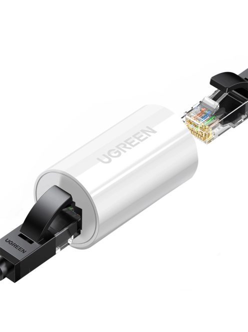 NW116 connector for RJ45 Cat. twisted pair network cables. 5e/6 up to 100m 1Gb/s - white