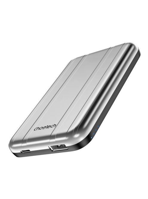 Choetech B655 mini wireless magnetic powerbank 5000mAh - silver