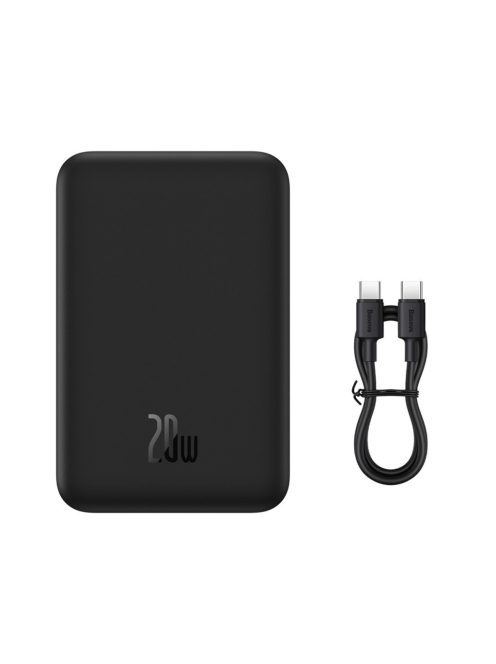 Baseus Magnetic Mini 20000 mAh 20W Powerbank - black + USB-C / USB-C cable