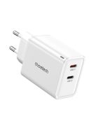 Choetech PD6013 2x USB-C PD 65W GaN wall charger - white