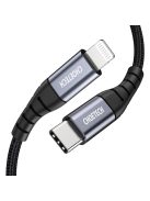 Choetech IP0039 USB-C / Lightning MFi cable, 1.2m long - black