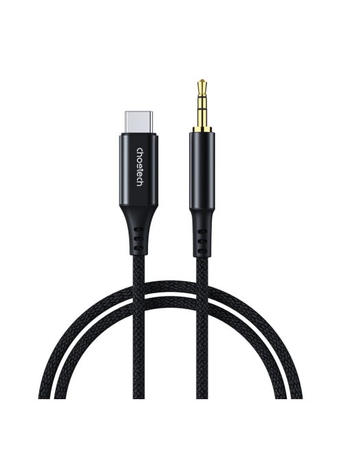 Choetech AUX006 USB-C / mini jack 3.5mm cable 1 m - black