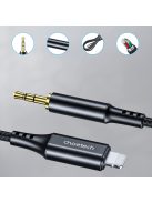 Choetech AUX007 Lighting / mini jack 3.5mm cable 1 m - black