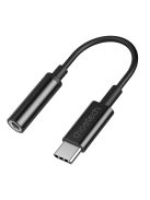 Choetech AUX003 USB-C / DC 3.5mm audio adapter - black