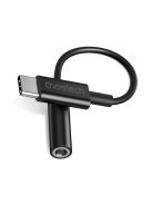 Choetech AUX003 USB-C / DC 3.5mm audio adapter - black