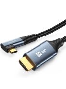 Joyroom SY-20C1 USB-C (angled) / HDMI (straight) Cable 4K 60Hz 2m - Gray